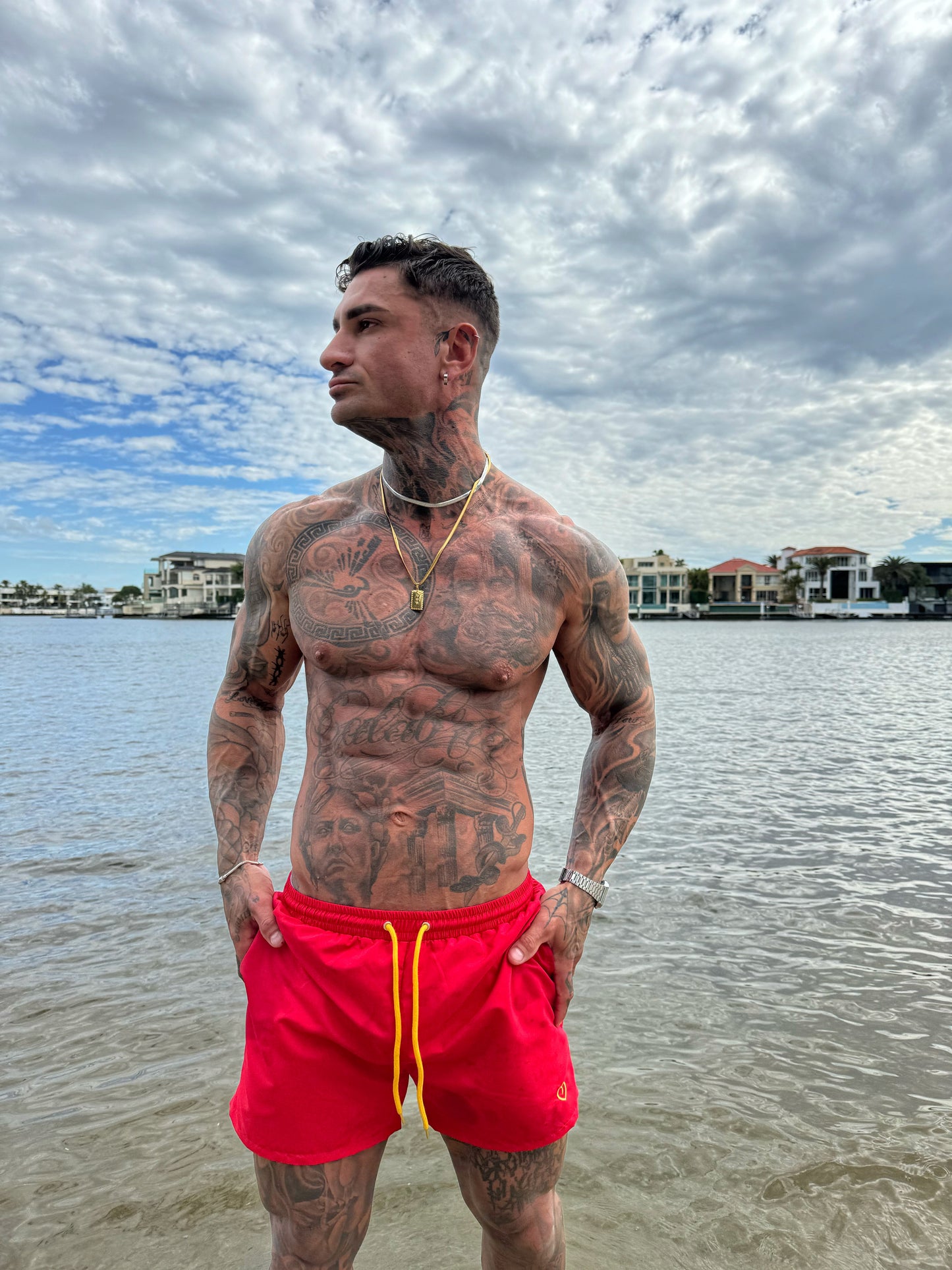 Red Boardshorts