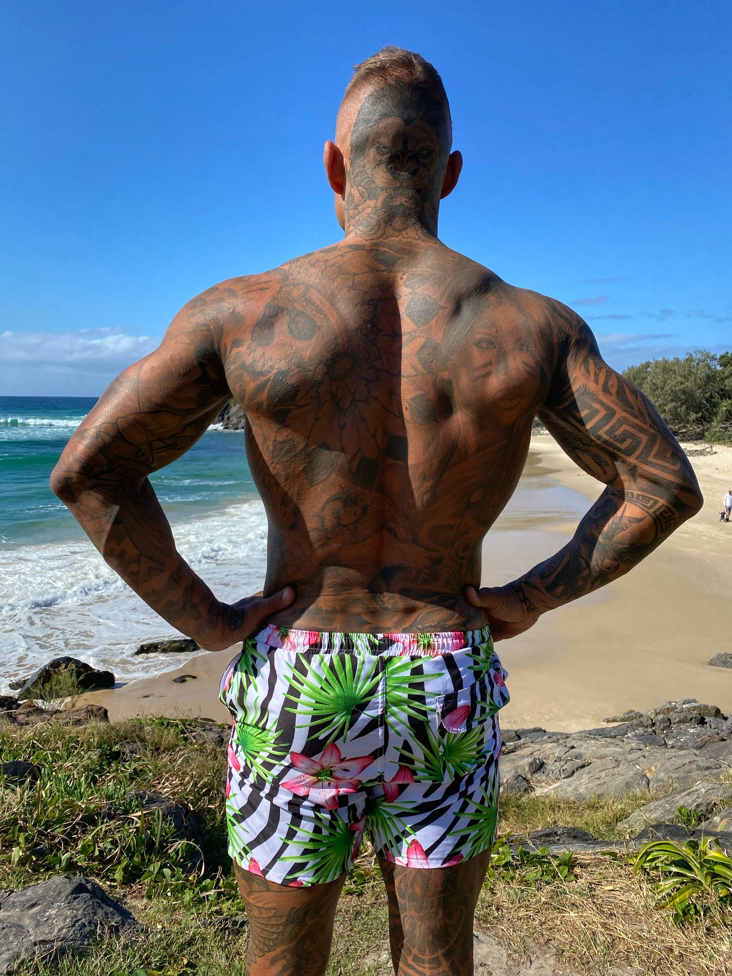 Zebra - Lily Print Boardshorts