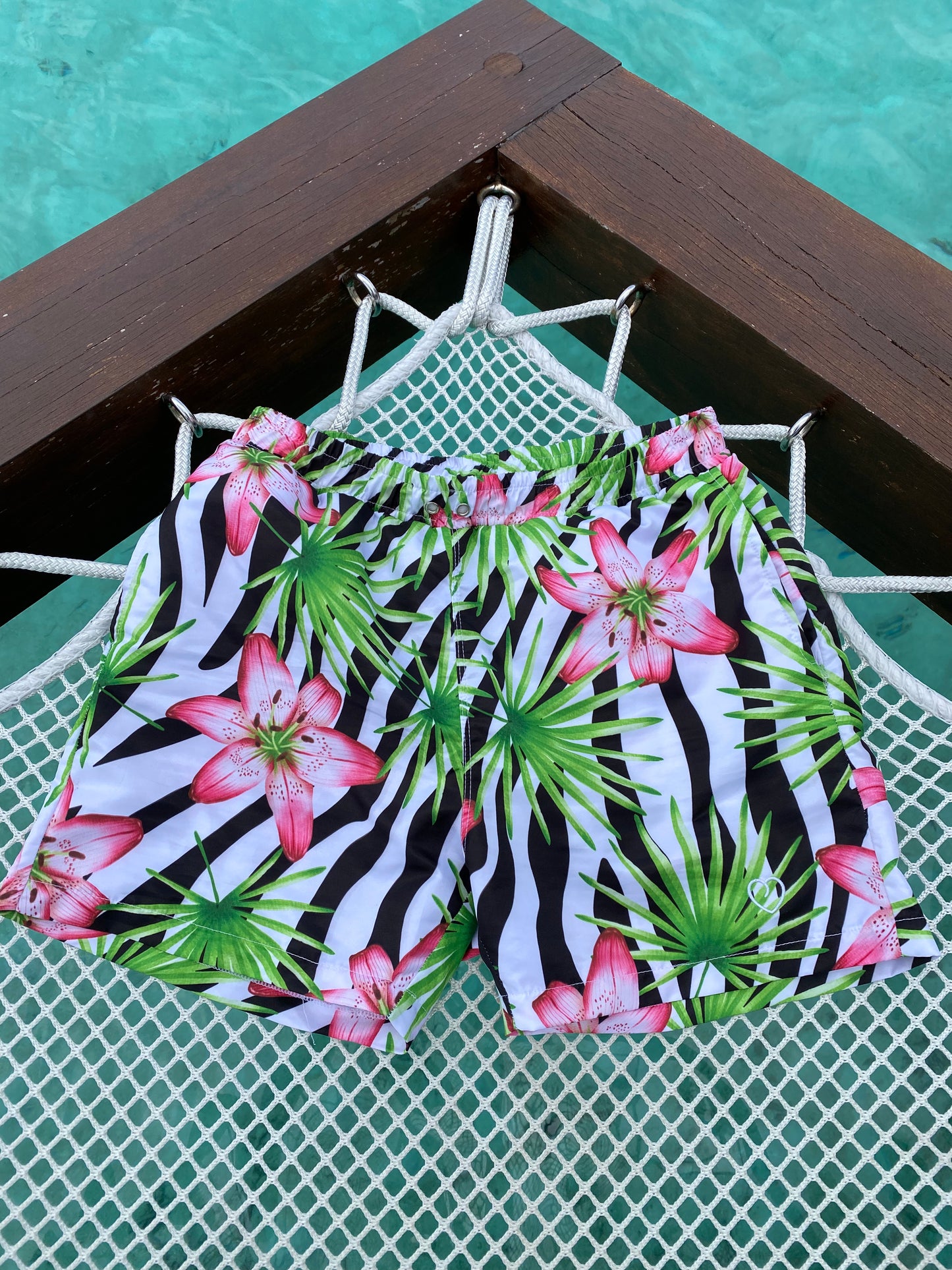 Zebra - Lily Print Boardshorts