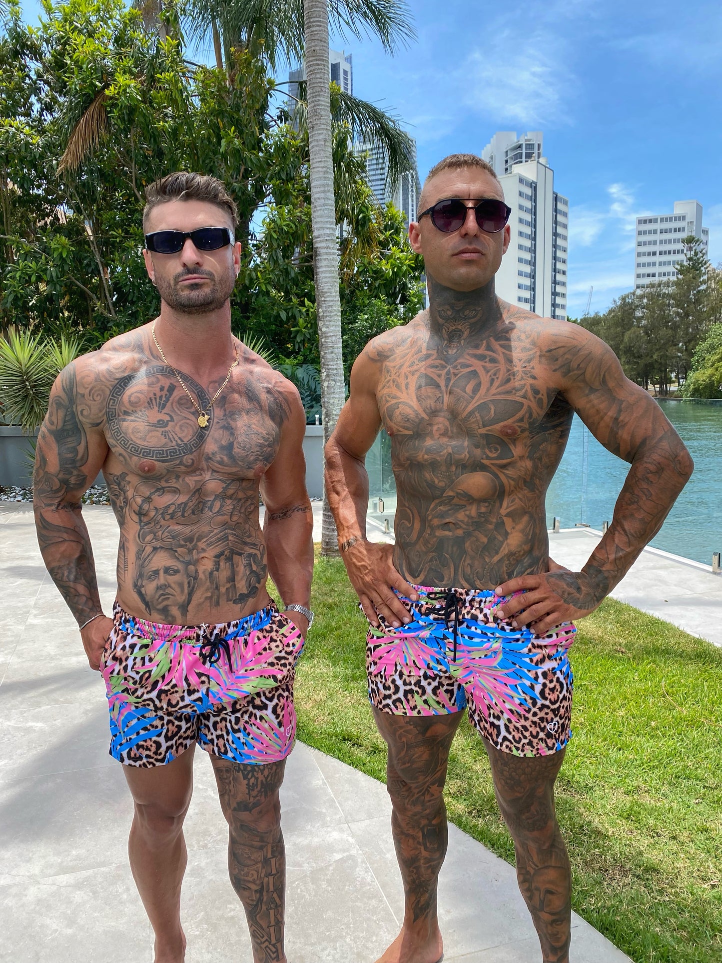 Leopard - Palm Boardshorts
