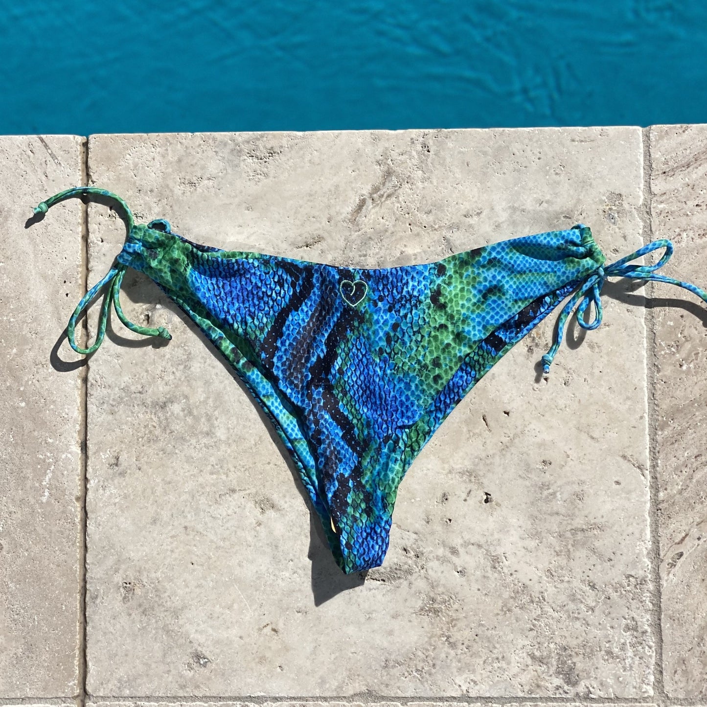 Snake Skin - Green Bikini Bottom