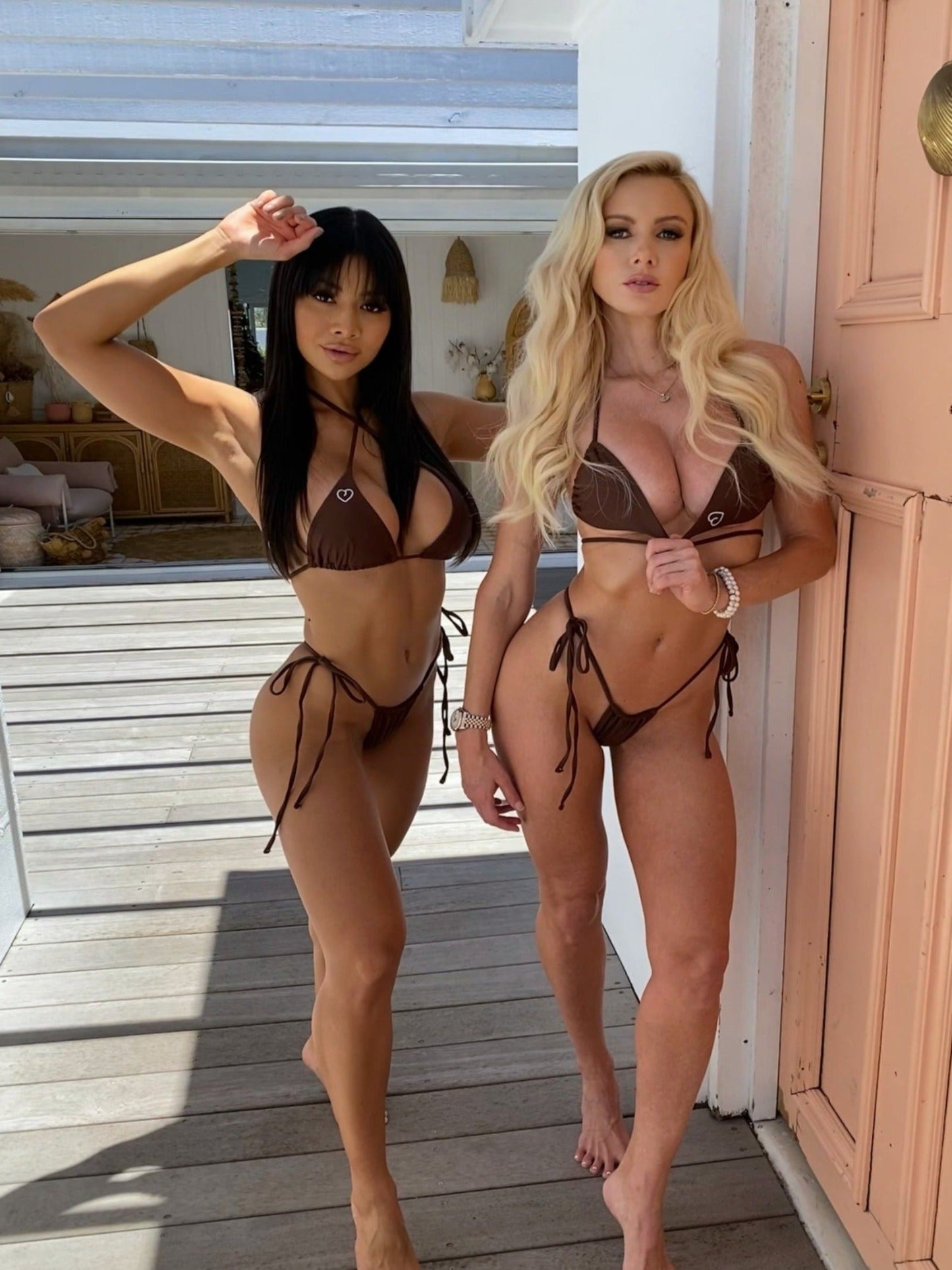 Chocolate Bikini Top