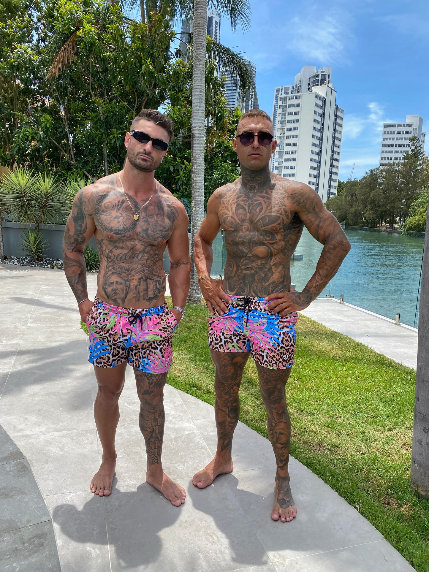 Leopard - Palm Boardshorts