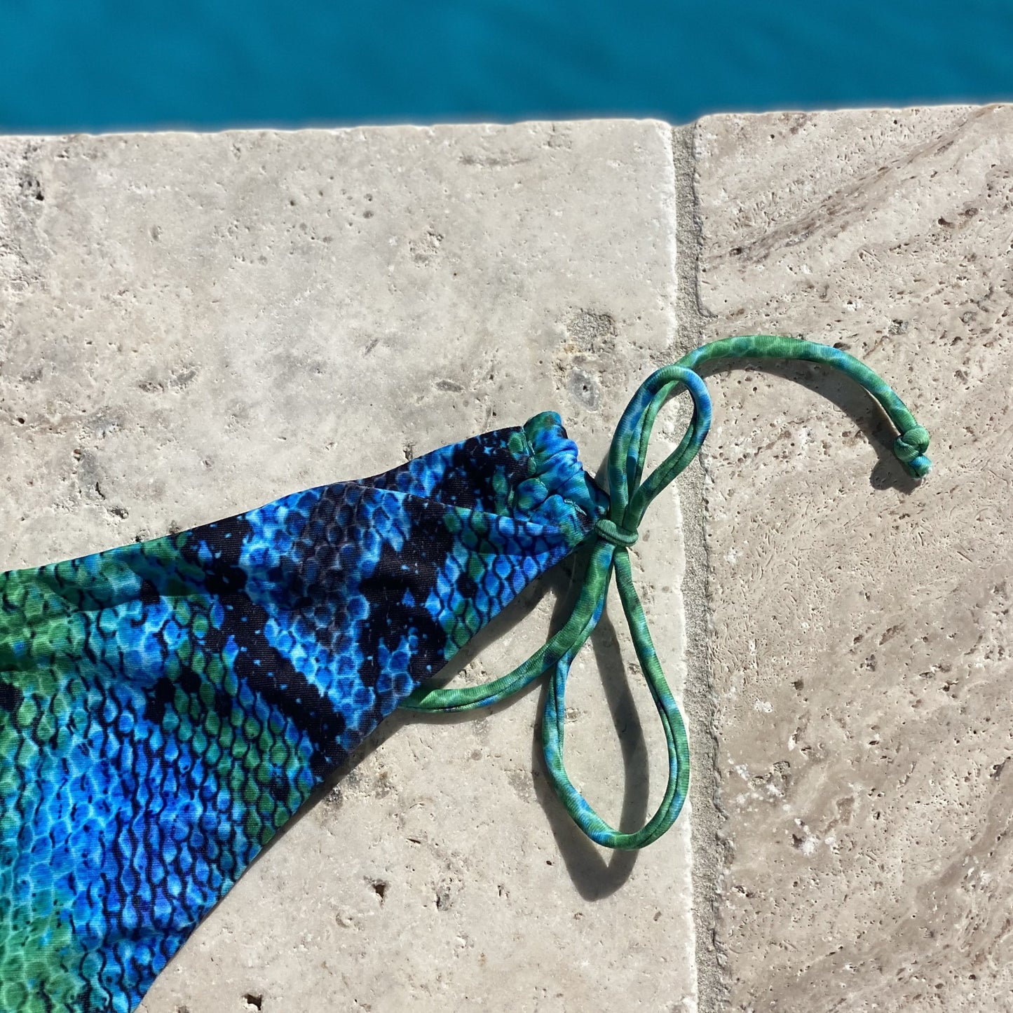 Snake Skin - Green Bikini Bottom