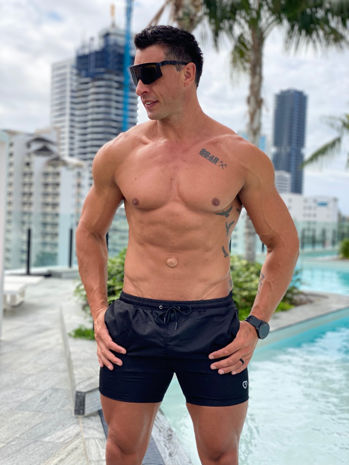 Black Boardshorts