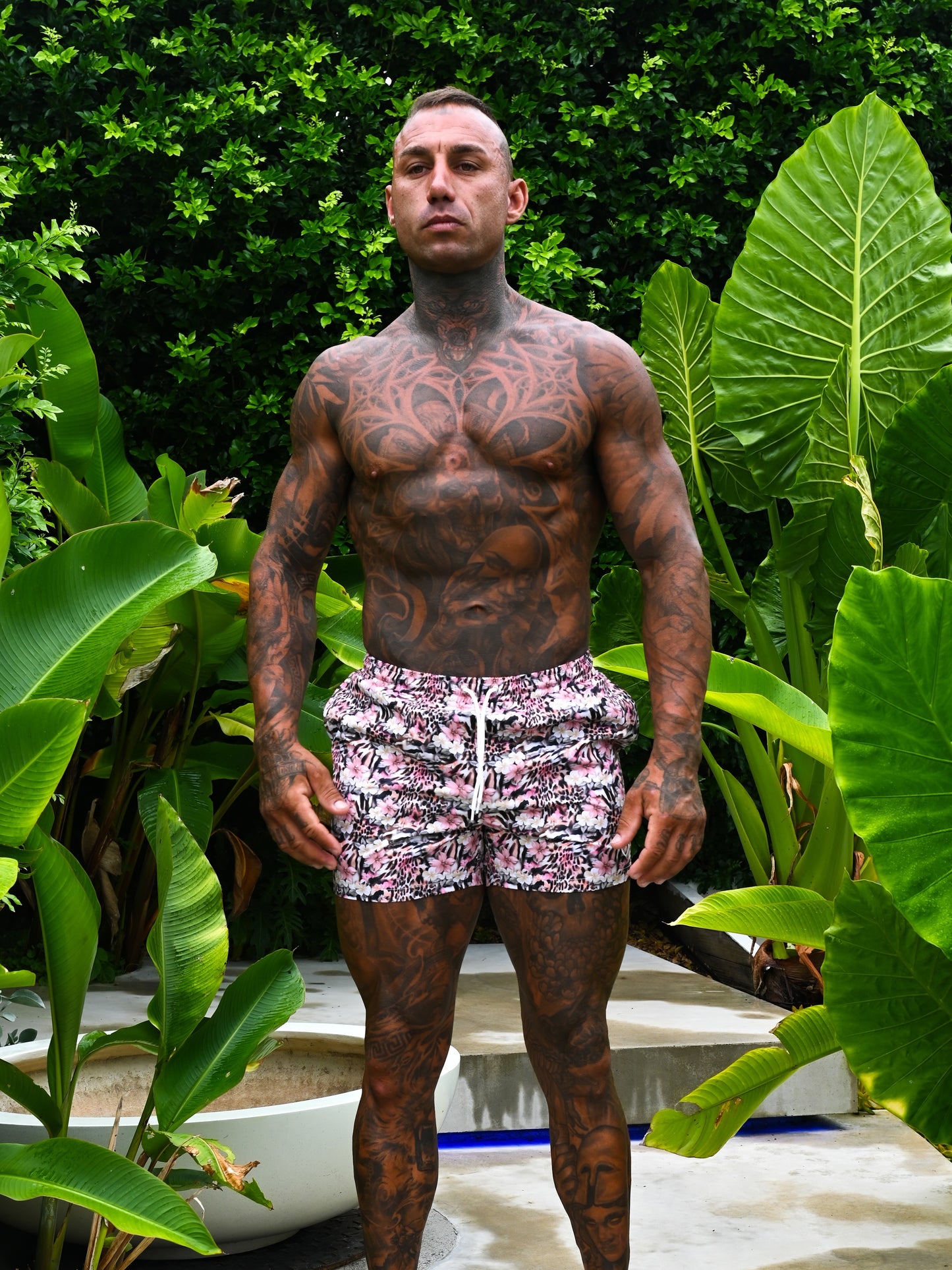 Pink Ivy Boardshorts