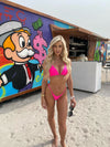 Shimmer Barbie Pink Adjustable Bottom
